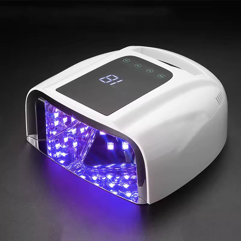 Not Rechargeable 96W Mirror Reflective Bottom Nail Lamp Gel Polish Dryer Manicure Machine UV Light for Nails Nail UV LED Lamp