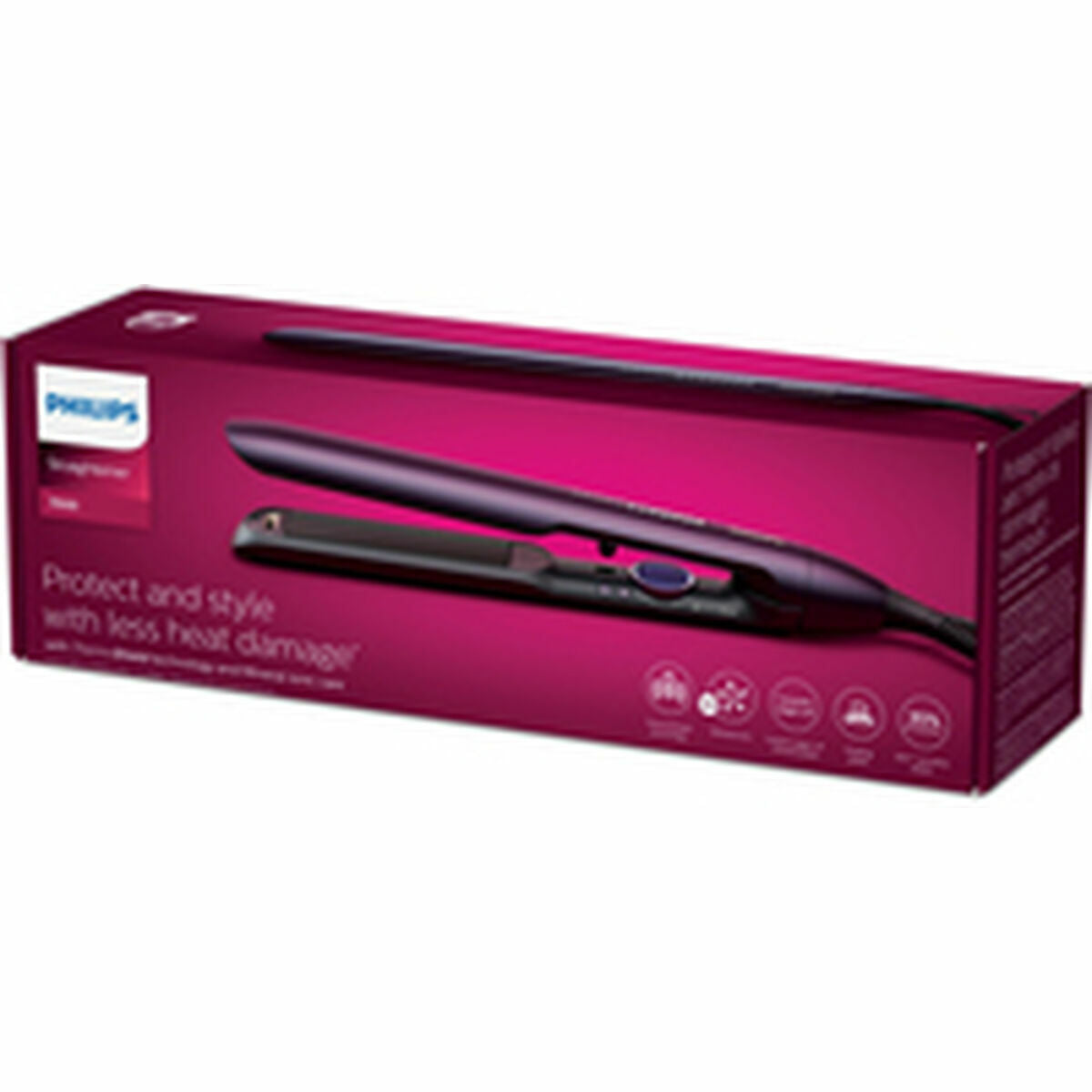 Hair Straightener Philips Purple-9