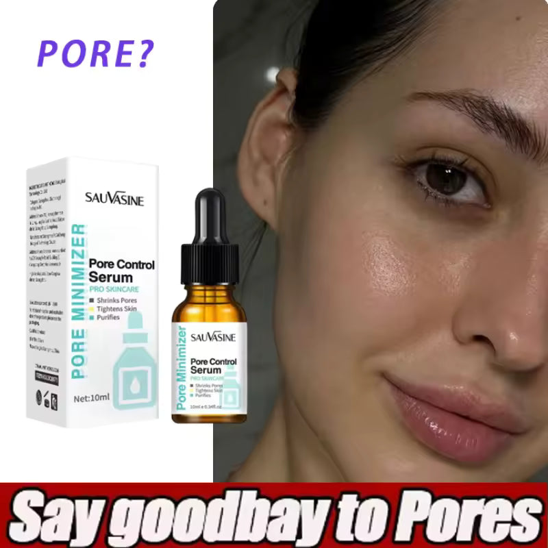 Facial Pore Shrinking Serum Fine Pores Firming Skin Increasing Skin Elasticity Moisturizing Brightening Essence Skin Care