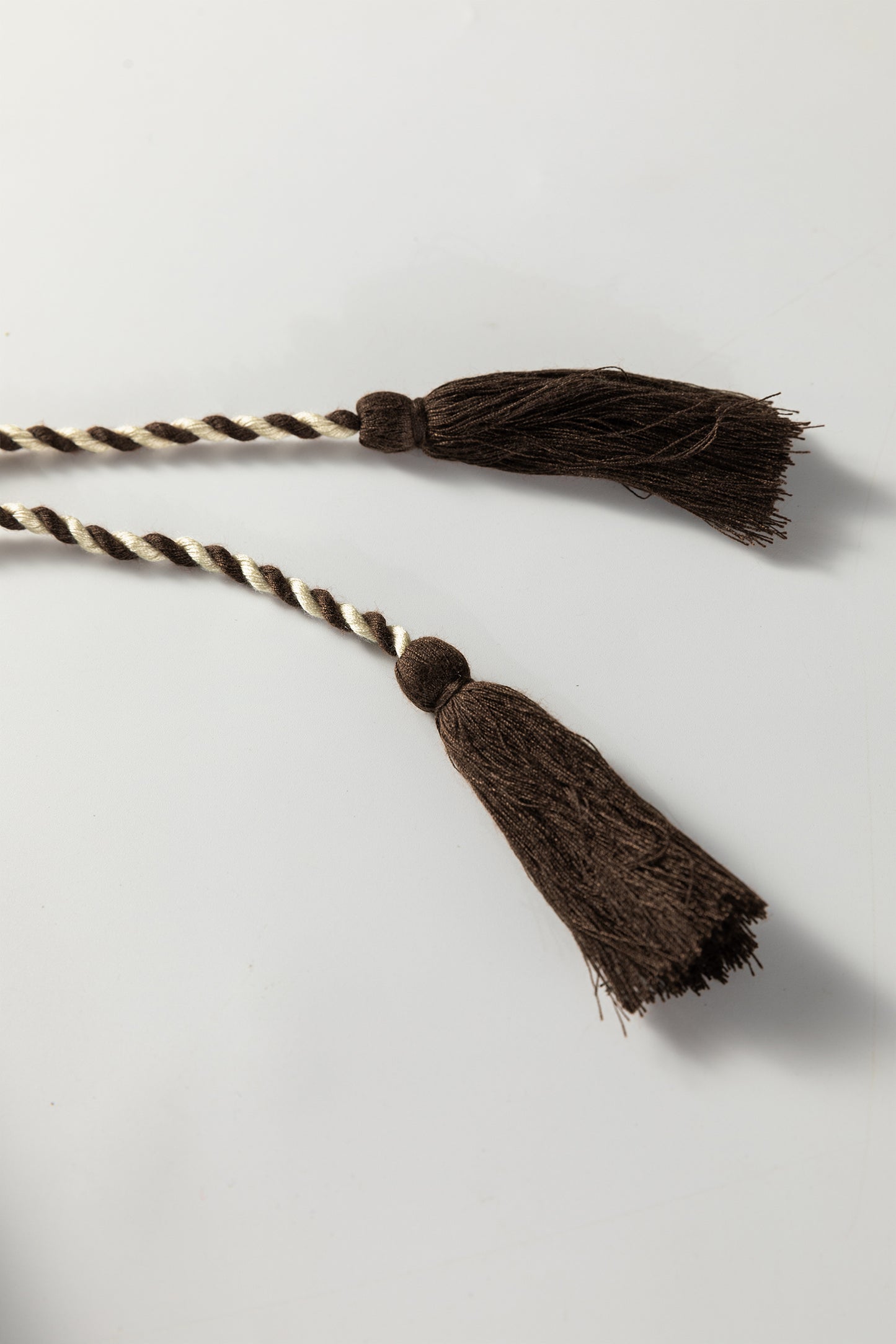 Real Teal Floral Embroidered Split Neck Tassel Tie Puff Sleeve Blouse